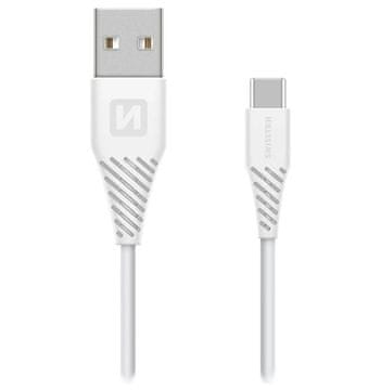 SWISSTEN podatkovni kabel usb/usb-c bel 1,2 m