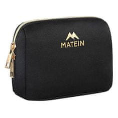 Matein Women nahrbtnik s kozmetično torbico, črna
