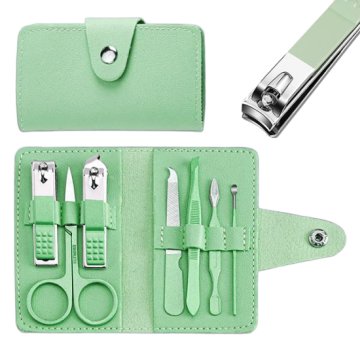 FRILLA® Potovalni Manikurni Set, Žepni Komplet za Nego Nohtov, Kompaktna Torbica | TRIMMIES