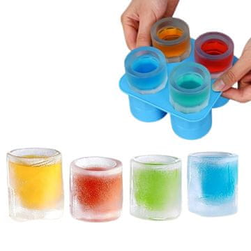 HOME & MARKER® Kalup za kozarce iz ledu – ustvarite ledene kozarce za poletne zabave | ICESHOT