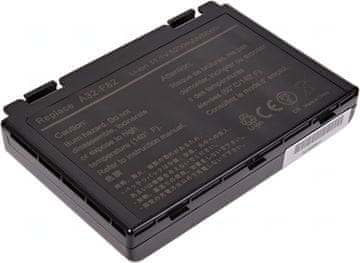 T6 power Baterija Asus K40, K41, K50, K51, K60, K61, K70, F52, F82, X5D, X70, 5200mAh, 58Wh, 6 celic