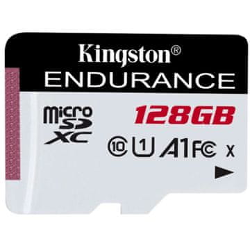 Kingston High Endurance microSD 128GB Class 10 UHS-I U3 SDCE/128GB spominska kartica