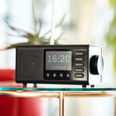 Hama digitalni radio DR1000, FM/DAB/DAB+, črn