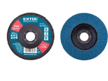 Extol Premium Lamelni disk (8803424) oblique zircon, P40, 125mm, ZIRKON