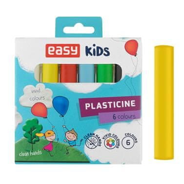 EASY Kids COLOUR School plastelin, 6 barv