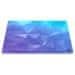 Endorfy Crystal Blue L Podloga za miško, igralna, 450 × 400 × 3 mm, vodoodporna, modra