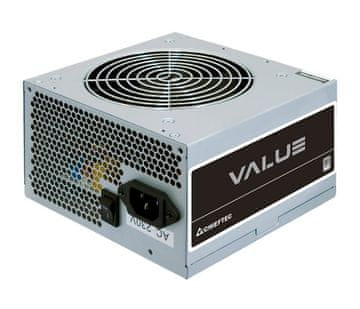 Chieftec napajalnik APB-400B8 / 400W/ ATX / 120mm ventilator / akt. PFC / 80PLUS / v razsutem stanju