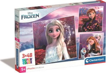 Clementoni Ledeno kraljestvo Puzzle 3x48 kosov