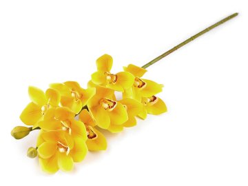 Umetna orhideja dolga - rumena