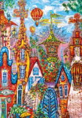 Heye Puzzle Očarljiva vas: Modra vrata 500 koščkov