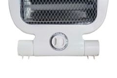 Esperanza Električni quartz grelnik Esperanza EHH009, 400W/800W, zaščita pred pregrevanjem, beli, primeren za notranje prostore