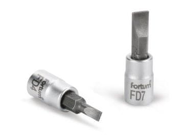 Fortum Fortum (4701802) nasadni izvijač ploščat, 1/4", 7 mm, L 37 mm, CrV/S2