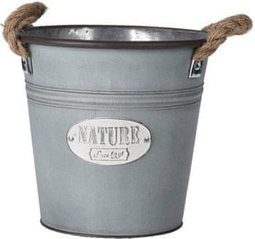 HOMESTYLING Lonec za rože KO-FZ3000650 Decorative flower pot NATURE 21.5 x 20.5 cm