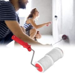 Netscroll Valjček za pleskanje sten, reliefni DIY valjček za posnemanje opečnega vzorca z ročajem, valjček za barvanje sten, dekorativni valjček z ročajem, RollBrickPaint