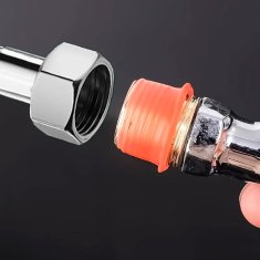 Netscroll Silikonsko tesnilo za preprečevanje puščanja pipe, univerzalni tesnilni obroč za ventile, silikonski vložeks tesnilom, enostavna in hitra namestitev, dolgotrajna vzdržljivost, 10 kosov, FitPipe