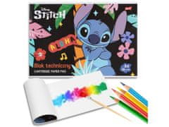 Disney DISNEY Stitch Tehnični blok, bela, A4, 10 listov 