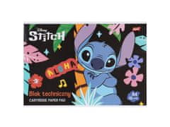 Disney DISNEY Stitch Komplet blokov: tehnični + risalni A4, šolske potrebščine 