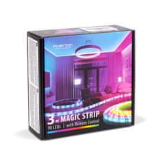 PHENOM RGB LED trak 3m IP65 s kontrolerjem in napajalnikom 220-240V, 5050 SMD, 30 LED/m, 7,2W/m