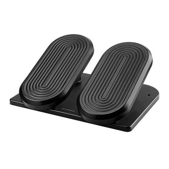 Ultradesk FOOTPODIUM črn, plastika počivalnik za noge