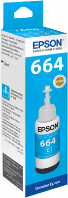 Epson Epsonova kartuša s črnilom 664/ C13T66424A/ L100/ L110/ L200/ L210/ L355/ L550/ 70ml/ modra