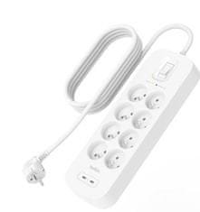 Belkin SURGE 8OT 900J, 30W, dvojni USB C