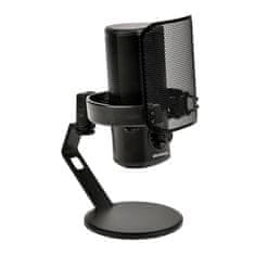 AIWA kondenzatorski USB mikrofon PDM-10, z namiznim stojalom