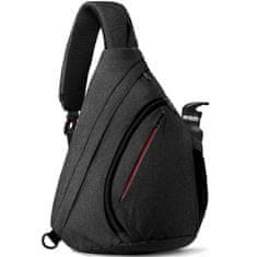 Outdoor master Crossbody Sling Torba, 12L, črna