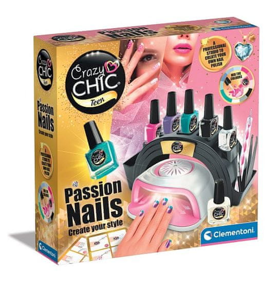 Clementoni Crazy CHIC TEEN - Veliki salon za nohte
