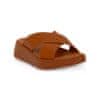 Japanke rjava 37.5 EU F Mode Leather Platform Cross