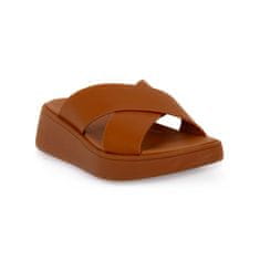 FitFlop Japanke rjava 37.5 EU F Mode Leather Platform Cross