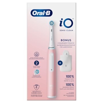Oral-B iO Series 3 Sensi Clean električna zobna ščetka, roza