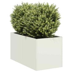 Vidaxl Sadilnik Bela 40x80x40 cm Hladno valjano jeklo