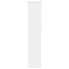 shumee vidaXL Rolo zatemnjena bela 50x210cm tkanina širina 45,7cm poliester
