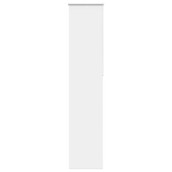 shumee vidaXL Rolo zatemnjena bela 50x210cm tkanina širina 45,7cm poliester
