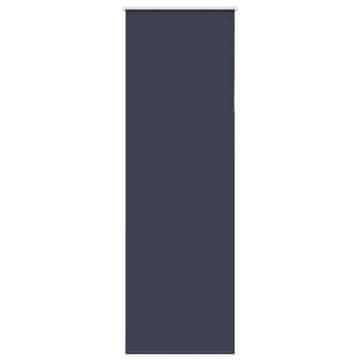 shumee vidaXL Rolo zatemnjena temno modra 80x230 cm tkanina širina 75,7 cm