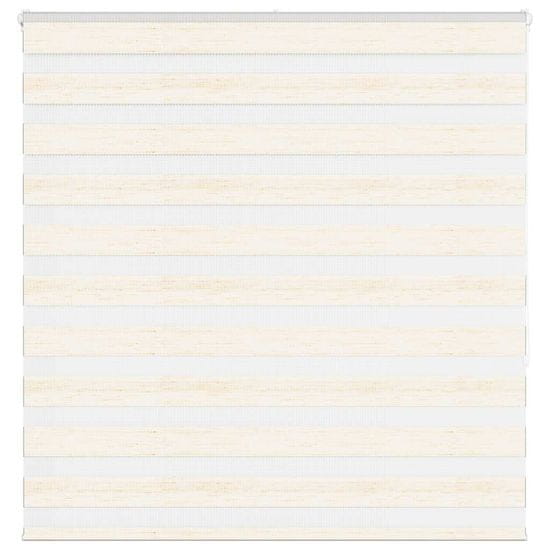 shumee vidaXL Zebra senčilo bež marmor 145x150 cm tkanina širina 140,9 cm