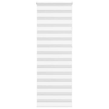 shumee vidaXL Zebra senčilo bela 75x230 cm tkanina širina 70,9cm poliester