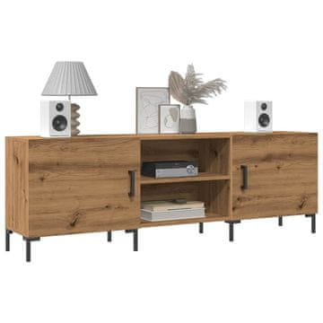 Vidaxl vidaXL TV omarica, umetniški hrast, 150x30x50 cm, material na osnovi lesa