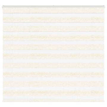 shumee vidaXL Zebra senčilo bež marmor 155x150 cm tkanina širina 150,9 cm