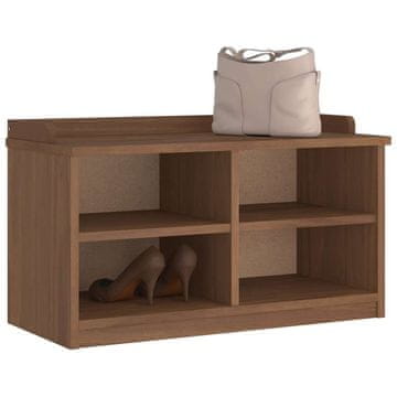 Vidaxl vidaXL Klop za hodnik "SANDNES" 87x40x50 cm masivni borov les