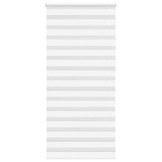shumee vidaXL Zebra senčilo bela 100x230 cm tkanina širina 95,9cm poliester