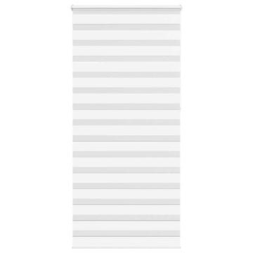 shumee vidaXL Zebra senčilo bela 100x230 cm tkanina širina 95,9cm poliester