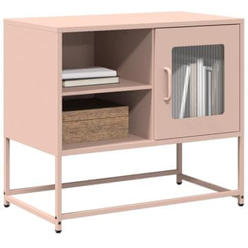 Vidaxl vidaXL TV stojalo roza 68x39x60,5 cm jeklo
