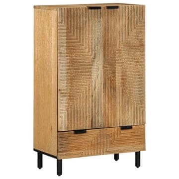 shumee vidaXL Highboard Brown 60x33x100 cm Masivni les Mango
