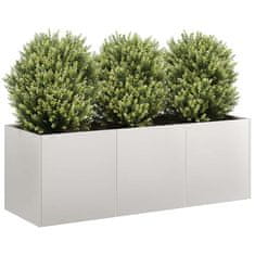 shumee vidaXL Sadilnik 120x40x40 cm iz nerjavečega jekla