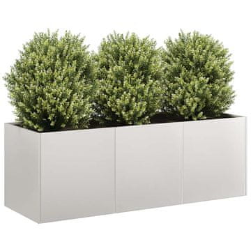 shumee vidaXL Sadilnik 120x40x40 cm iz nerjavečega jekla