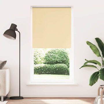 Vidaxl vidaXL Bež zatemnitvena rolo senčila 100x210 cm širina blaga 95,7 cm