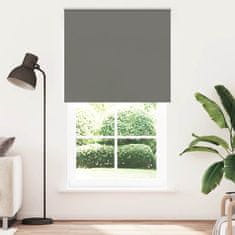 shumee vidaXL Roleta Blackout siv 130x230 cm Širina tkanine 126,6 cm