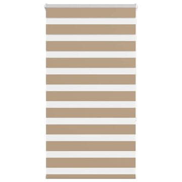 shumee vidaXL Zebra senčilo peščeno rjava 75x150 cm tkanina širina 70,9 cm