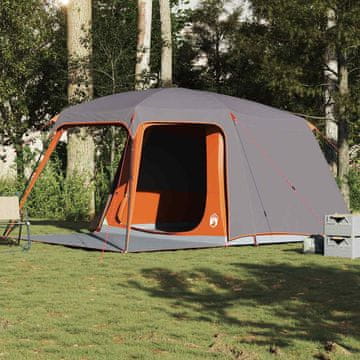 Vidaxl vidaXL Kamperski šotor s kupolo in verando, 5 oseb